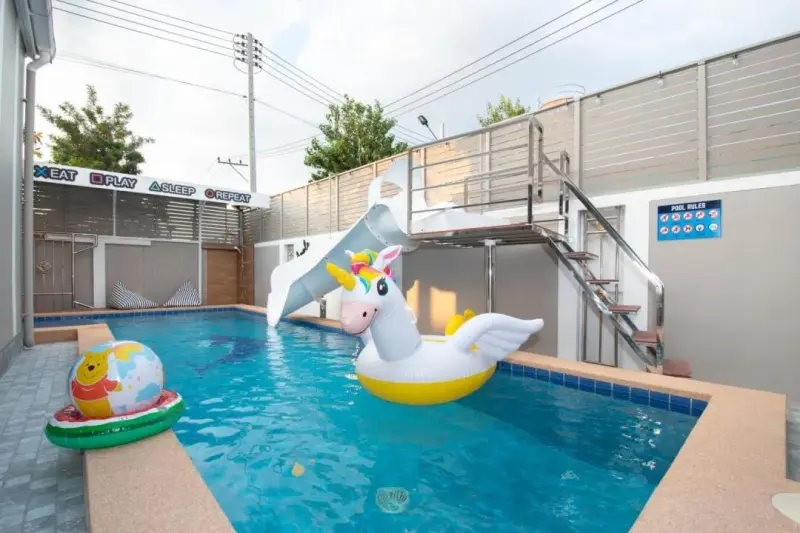 ภายนอก Apple Club Pool Villa Pattaya