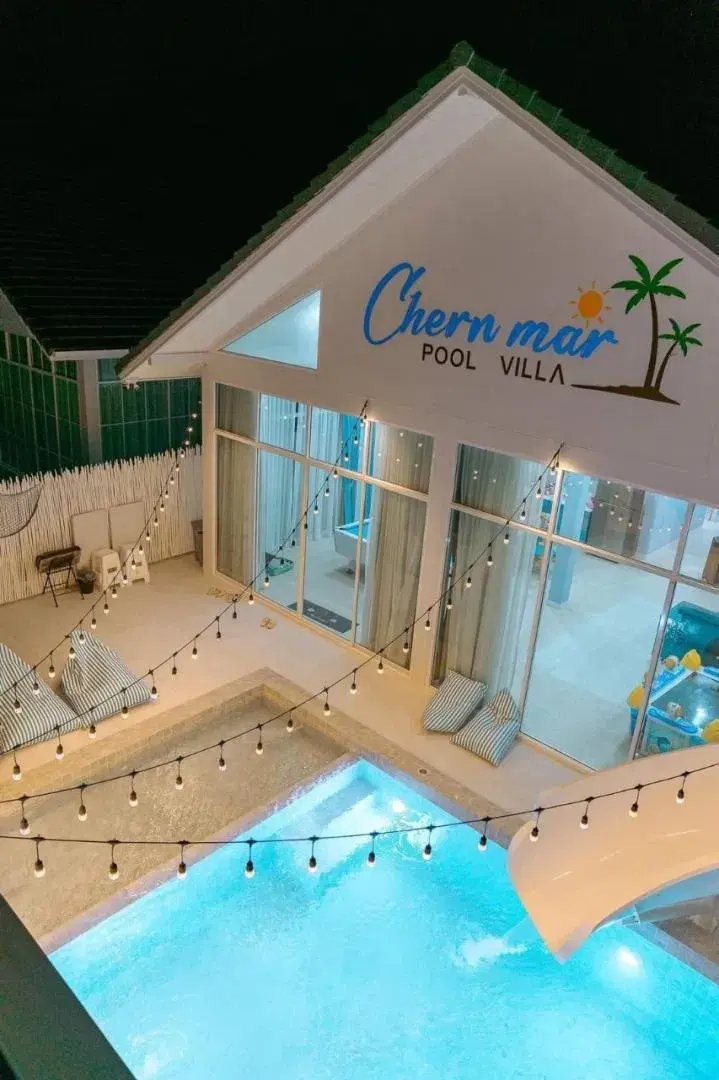 ภายนอก Chern mar pool villa
