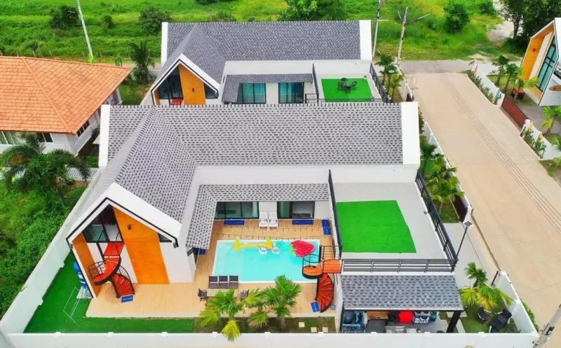 ภายนอก Level Up Pool Villa Rayong