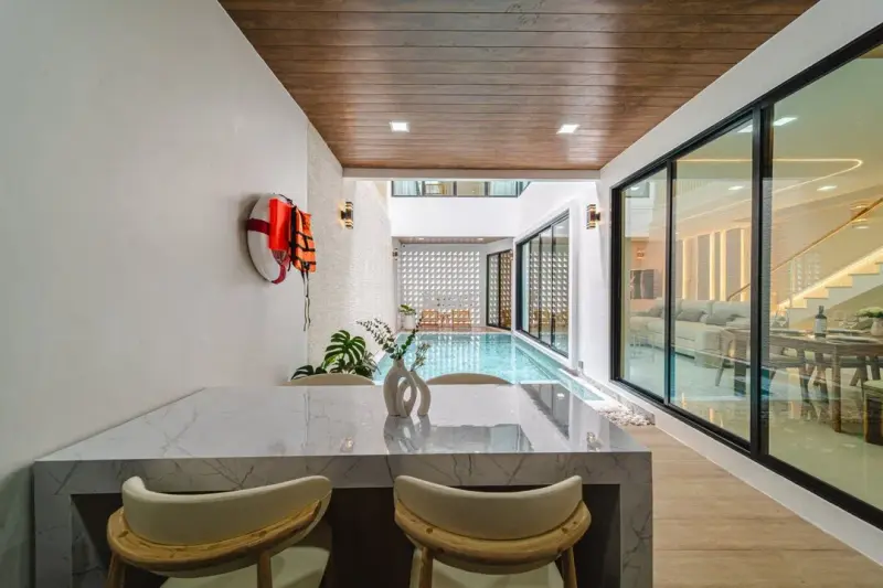 ภายนอก Serene Pool Villa Pattaya
