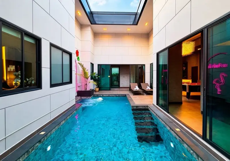 ภายนอก Atmos Poolvilla