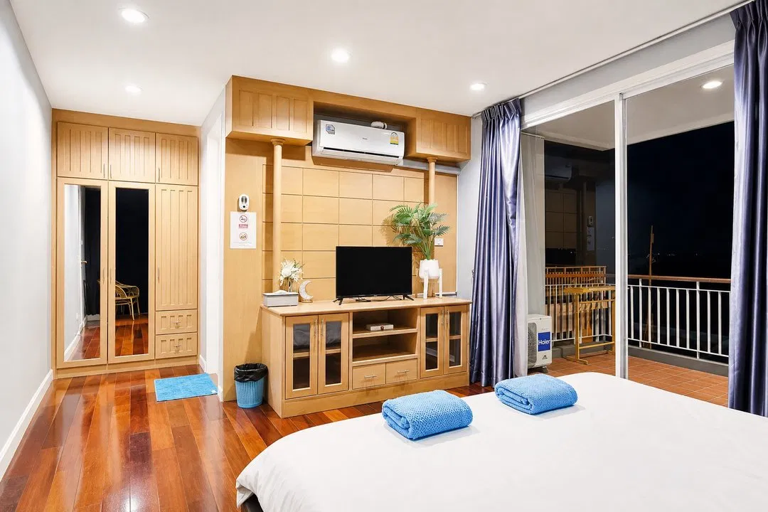 ห้องนอน Baan Rimtalay 107
