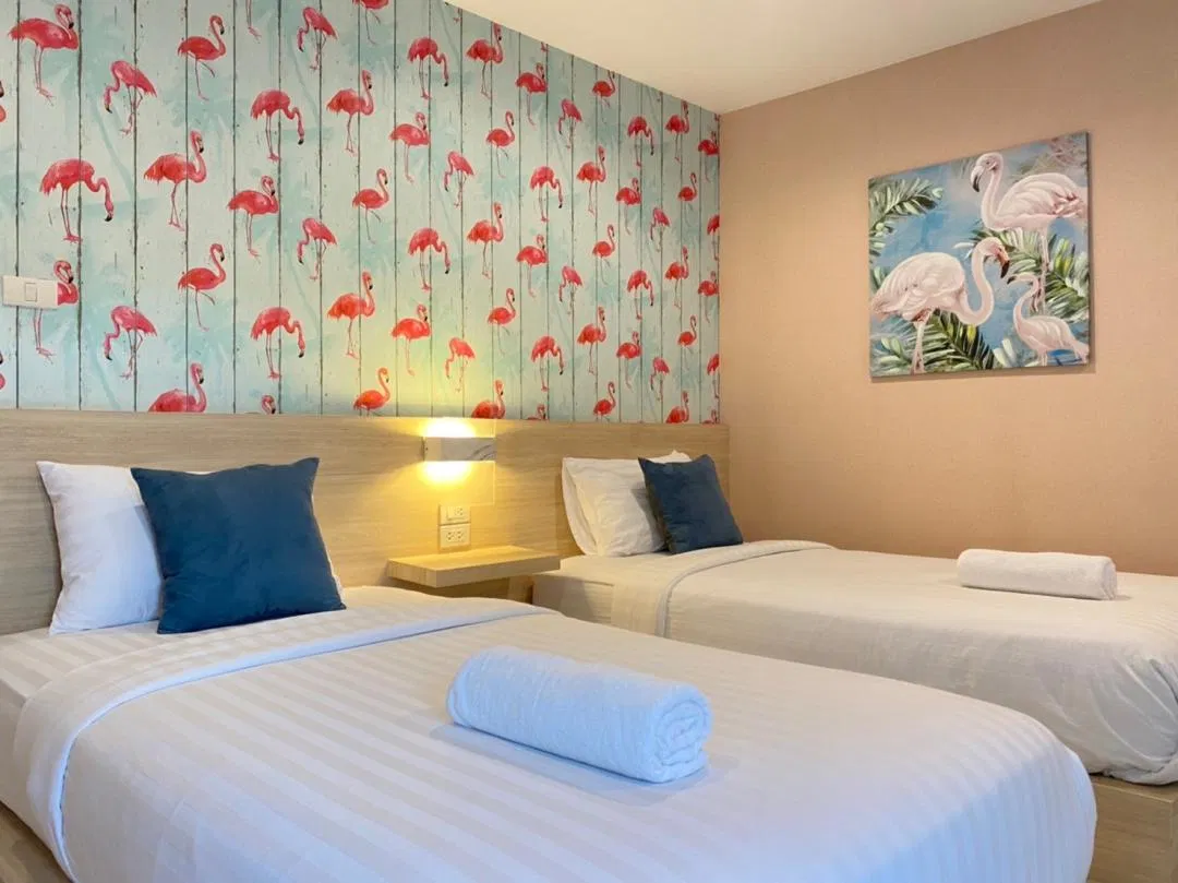 ห้องนอน Lake view pool villa 30