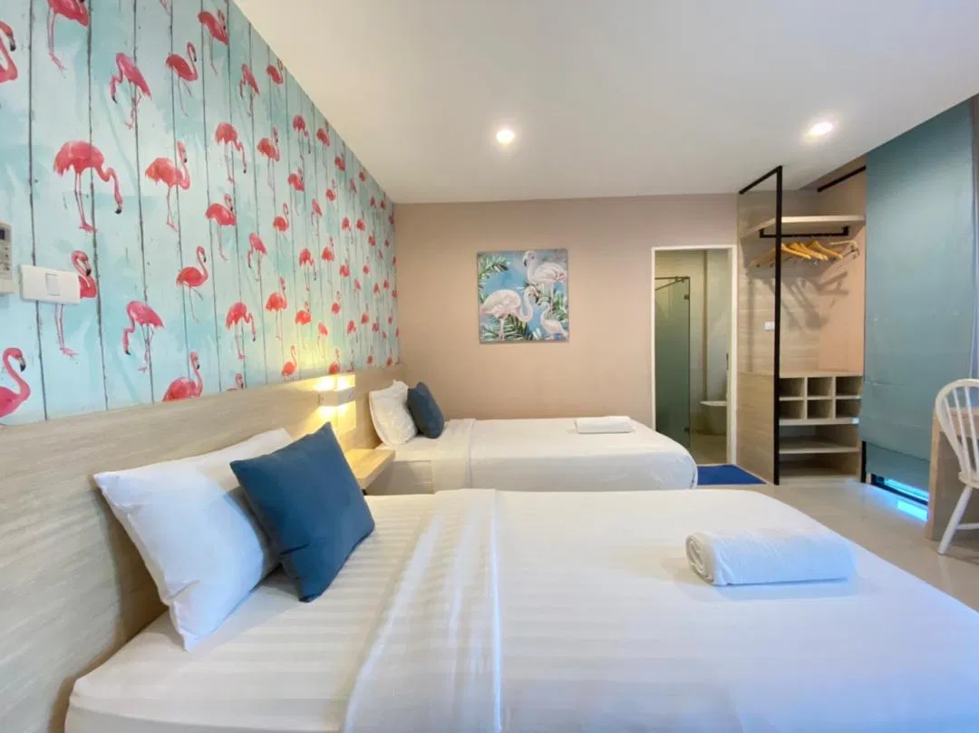 ห้องนอน Lake view pool villa 30