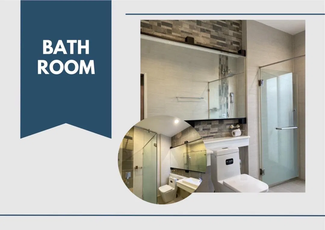 ห้องน้ำ Lake view pool villa 30
