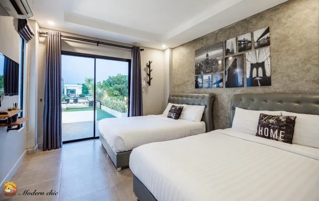 ห้องนอน Modern Chic Hua Hin
