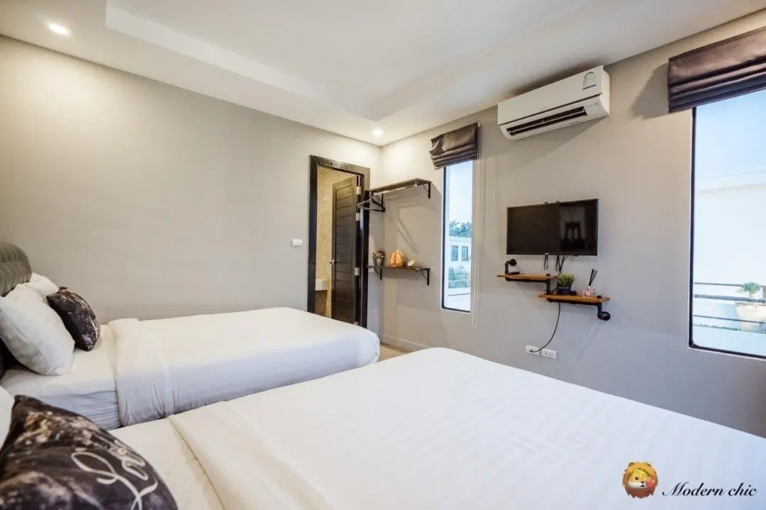 ห้องนอน Modern Chic Hua Hin