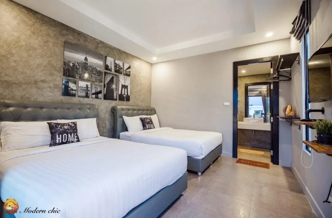 ห้องนอน Modern Chic Hua Hin