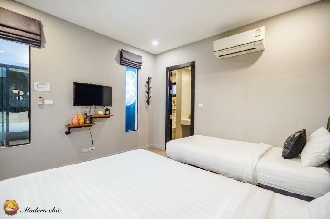 ห้องนอน Modern Chic Hua Hin