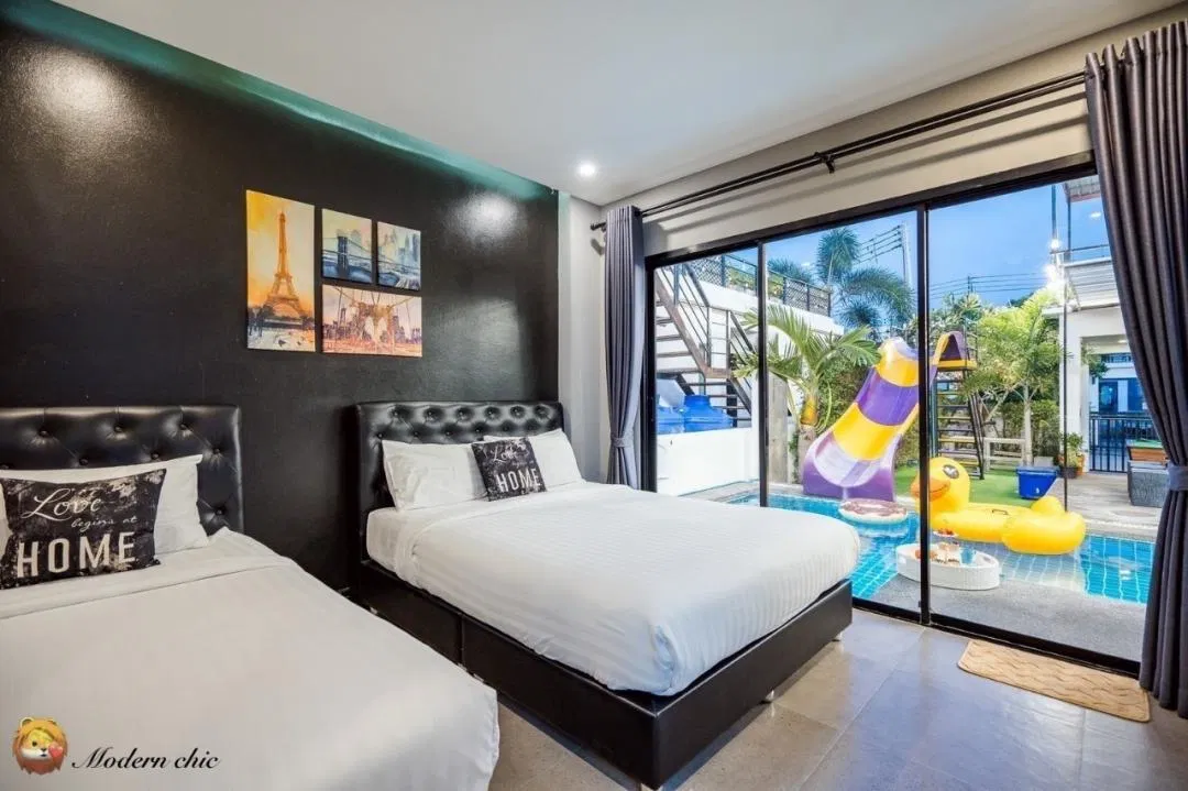 ห้องนอน Modern Chic Hua Hin