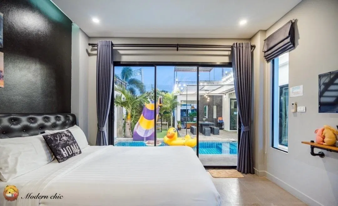 ห้องนอน Modern Chic Hua Hin