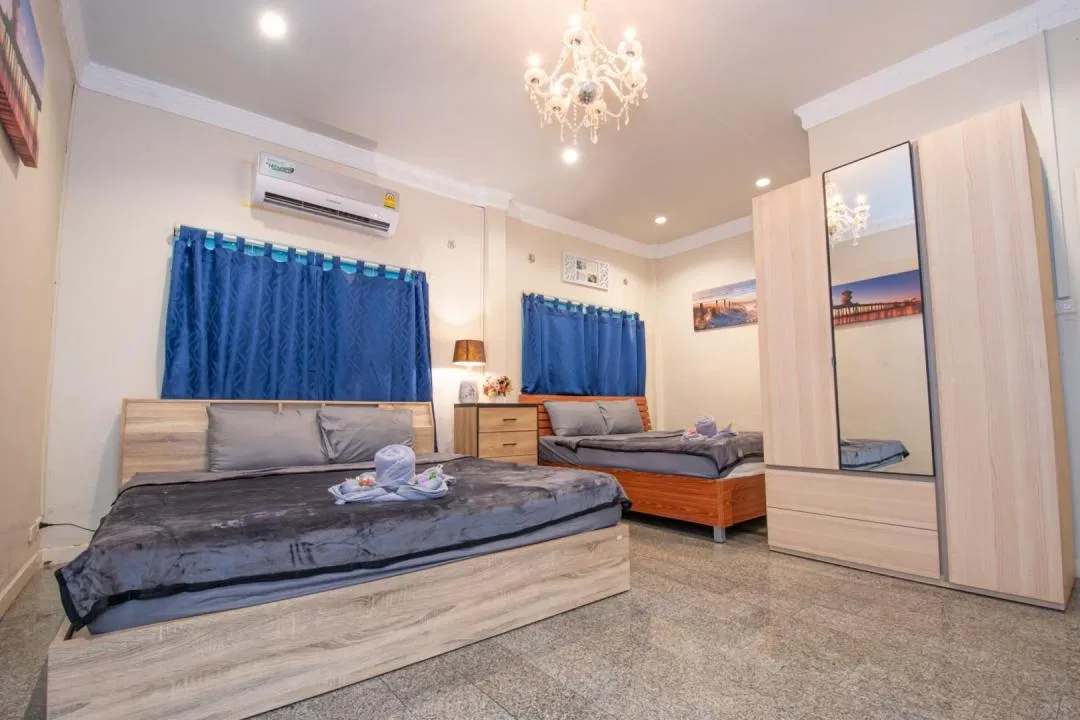 ห้องนอน Blue Poolvilla (jomtien)
