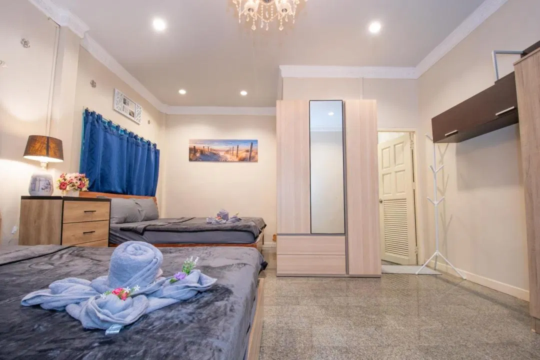 ห้องนอน Blue Poolvilla (jomtien)