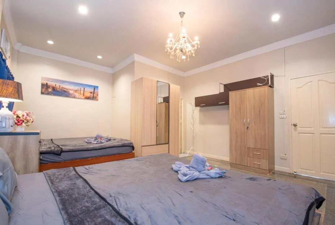 ห้องนอน Blue Poolvilla (jomtien)