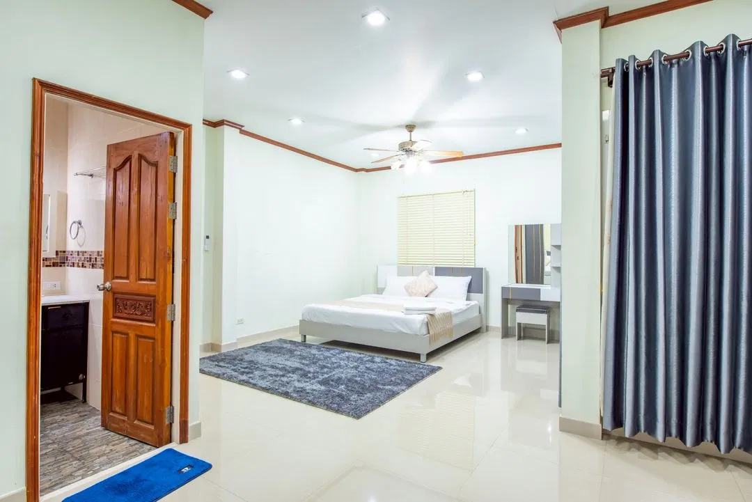 ห้องนอน White Sand Pool Villa