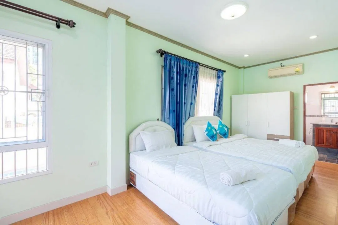 ห้องนอน Sea View Pool Villa