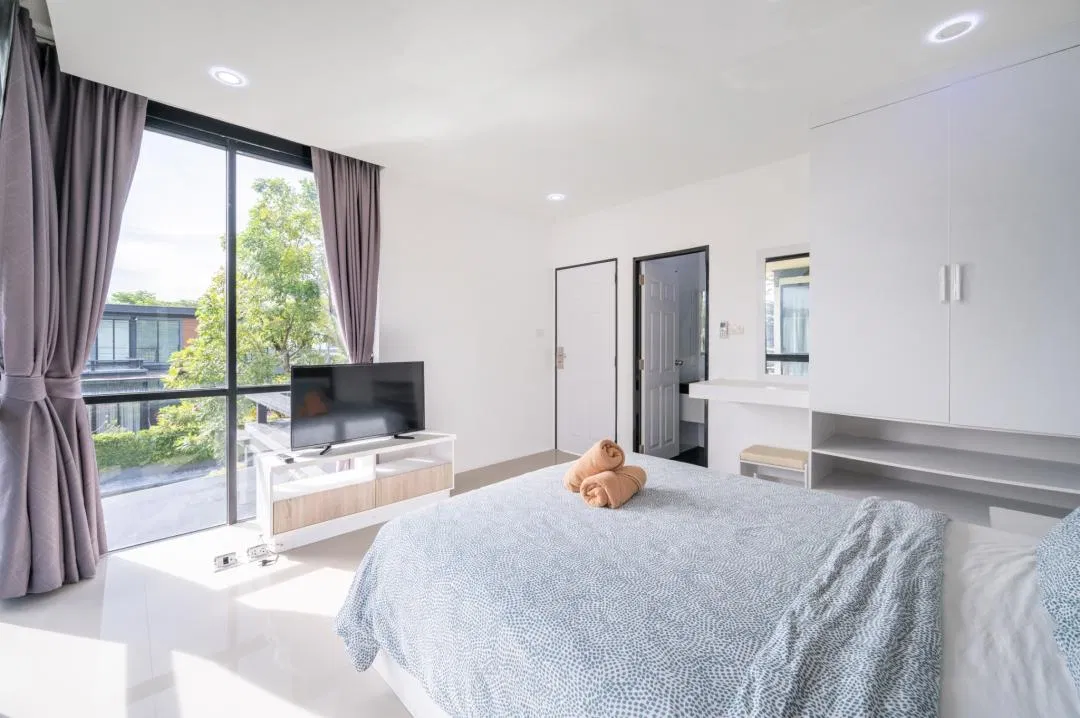 ห้องนอน Anb loft No.9 poolvilla