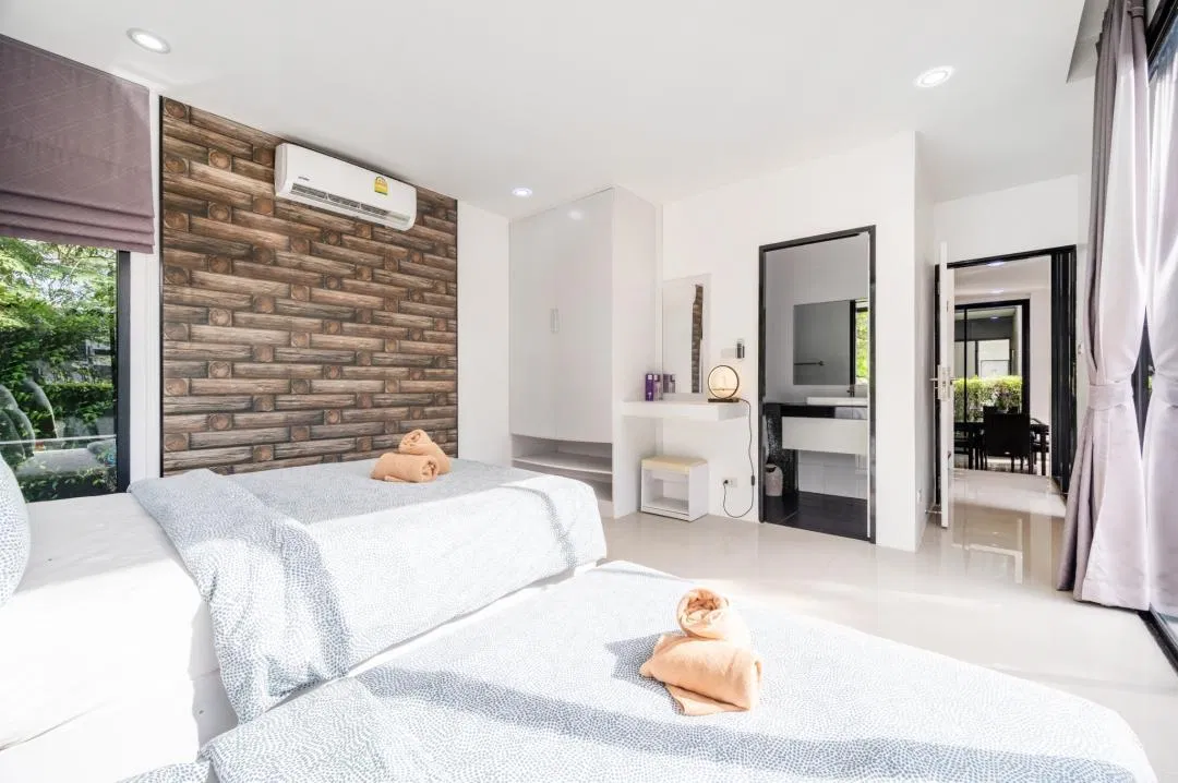 ห้องนอน Anb loft No.9 poolvilla