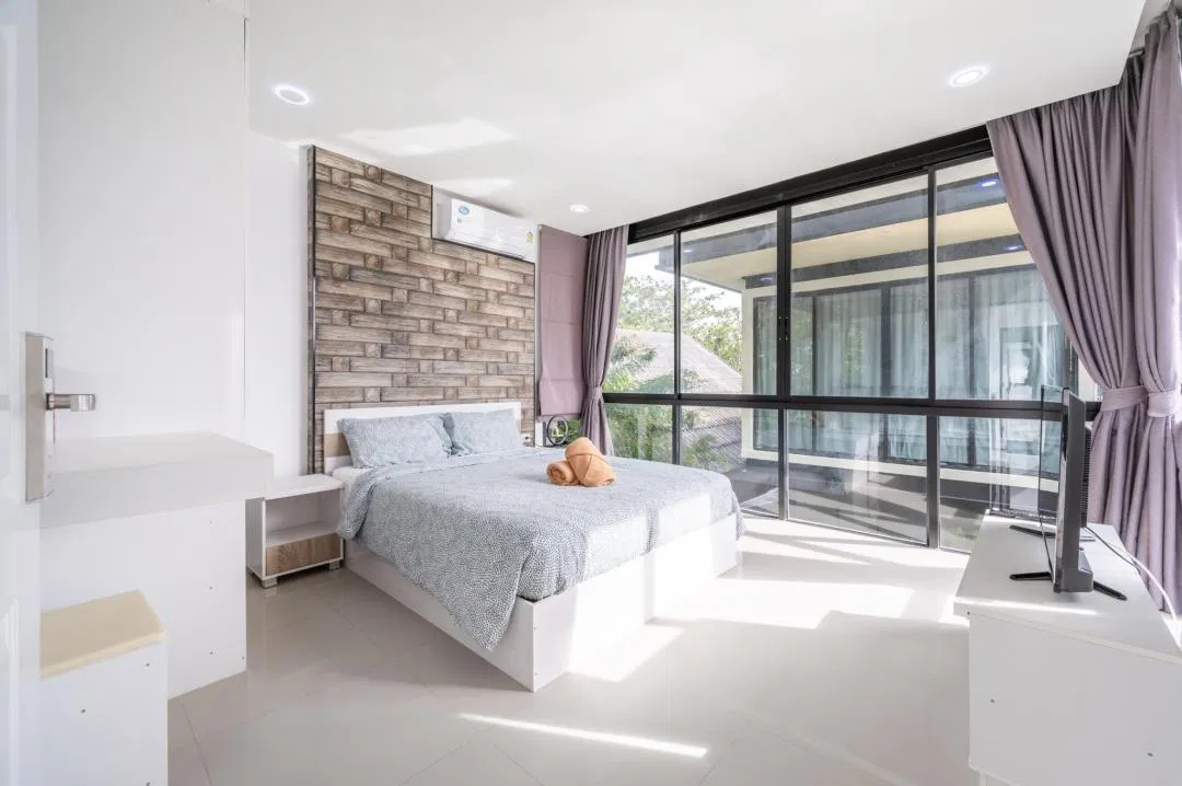 ห้องนอน Anb loft No.9 poolvilla
