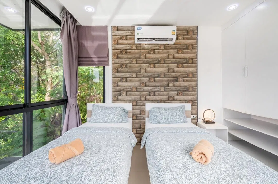ห้องนอน Anb loft No.9 poolvilla