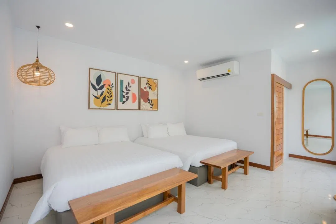 ห้องนอน CROSS SEA VILLA