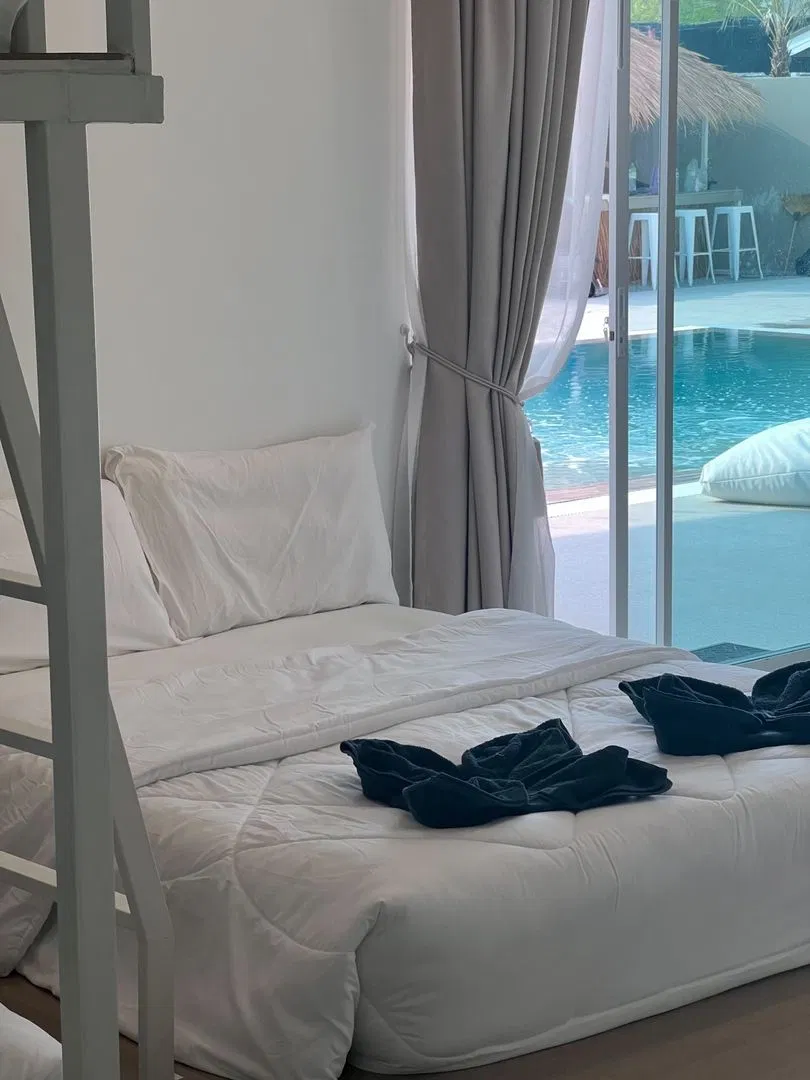 ห้องนอน THE SEA PANO บางแสน