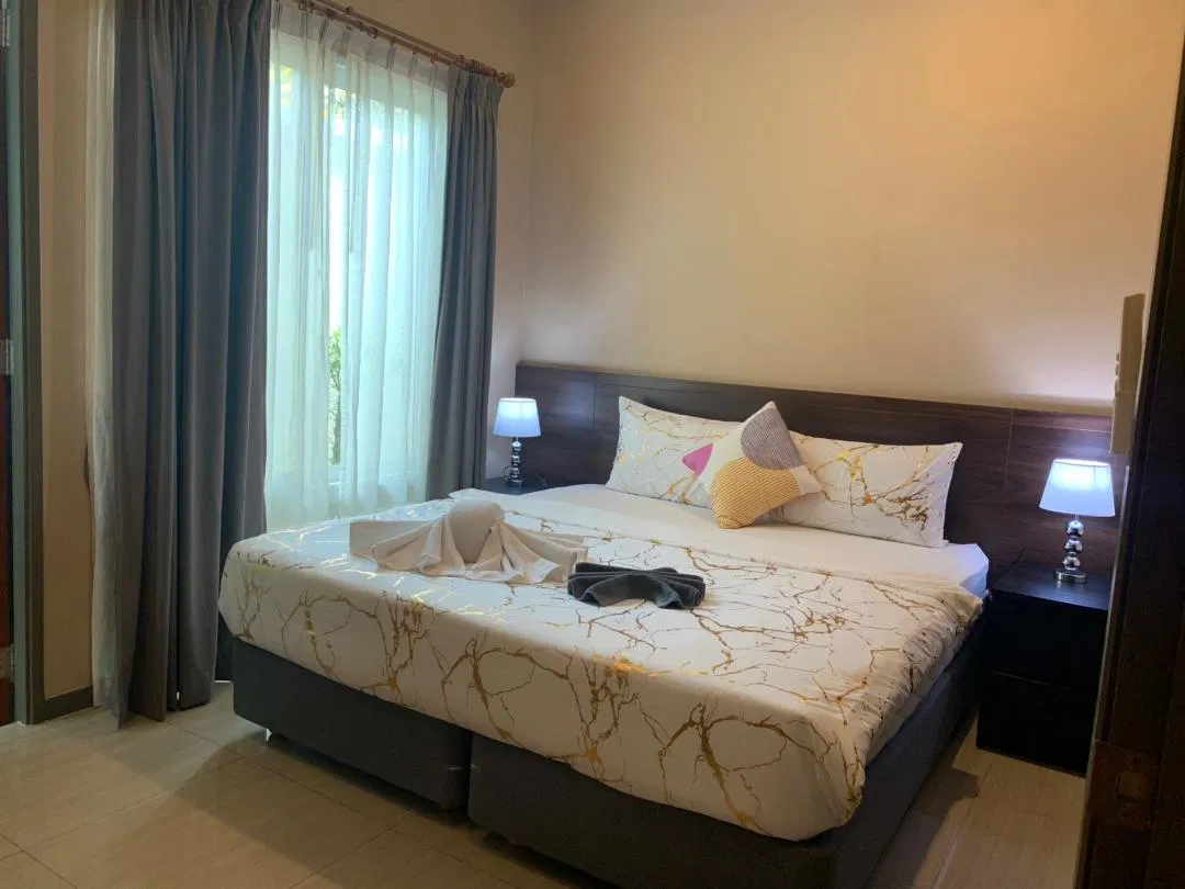 ห้องนอน SilverGold Poolvilla