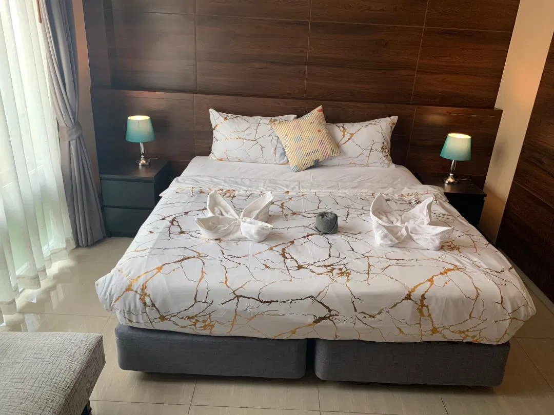 ห้องนอน SilverGold Poolvilla