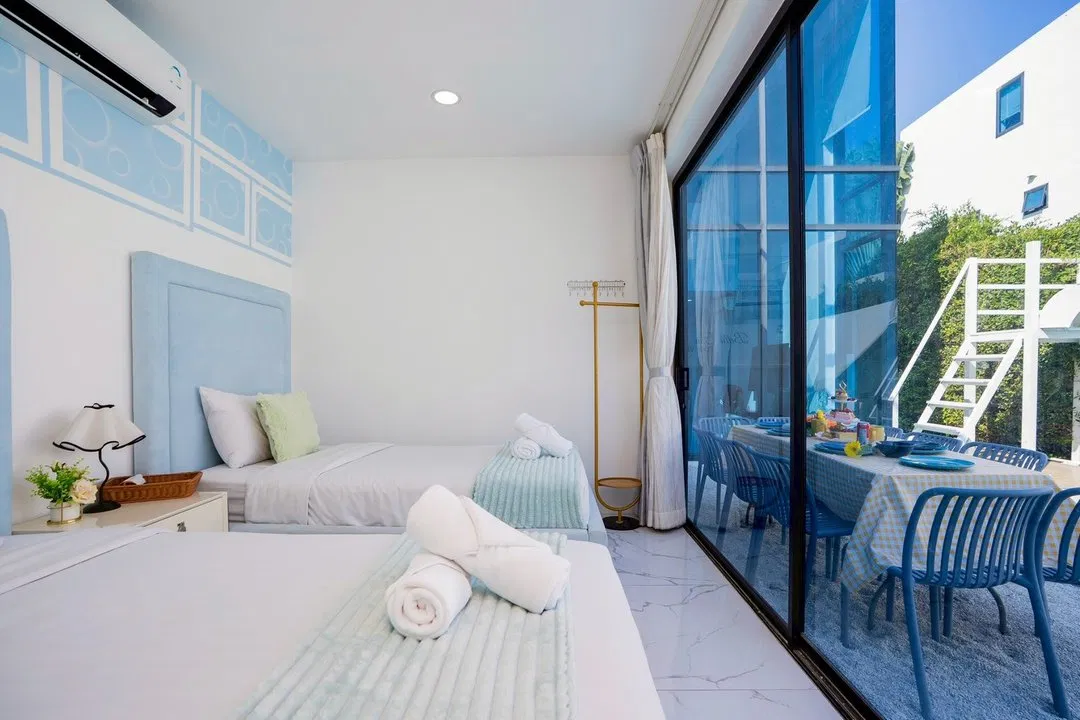 ห้องนอน Bella Fun Pool Villa