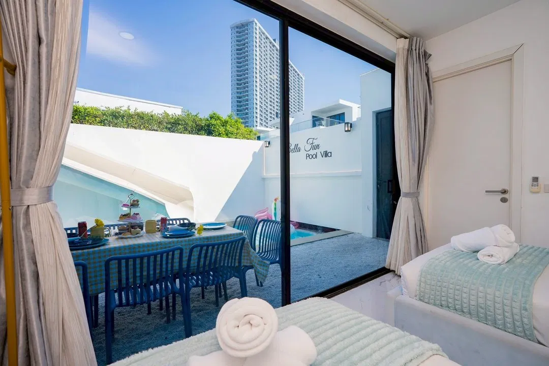 ห้องนอน Bella Fun Pool Villa