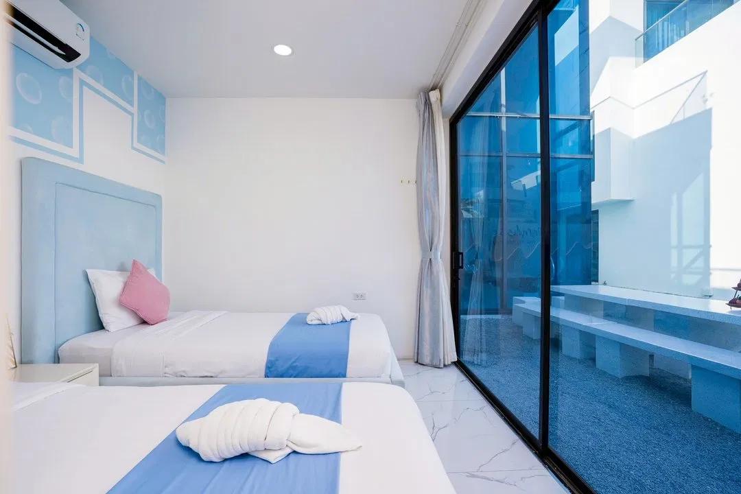 ห้องนอน Fun Paradise Pool Villa