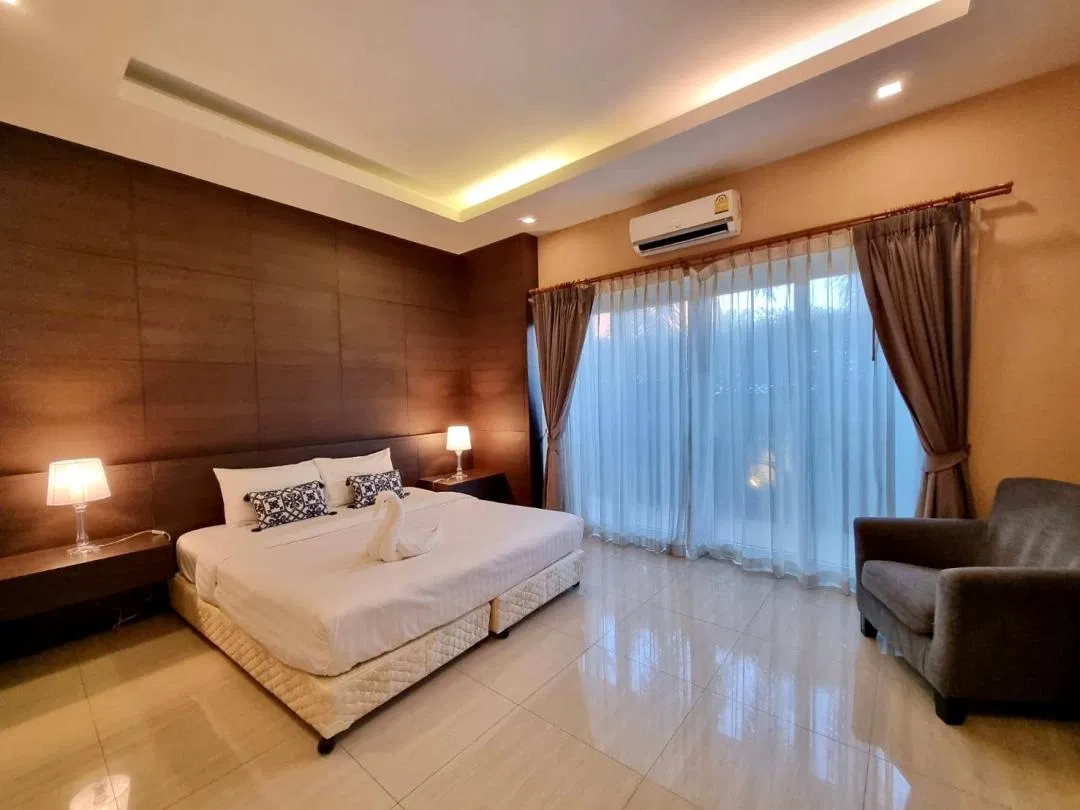 ห้องนอน Midas Poolvilla