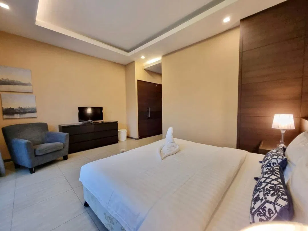 ห้องนอน Midas Poolvilla