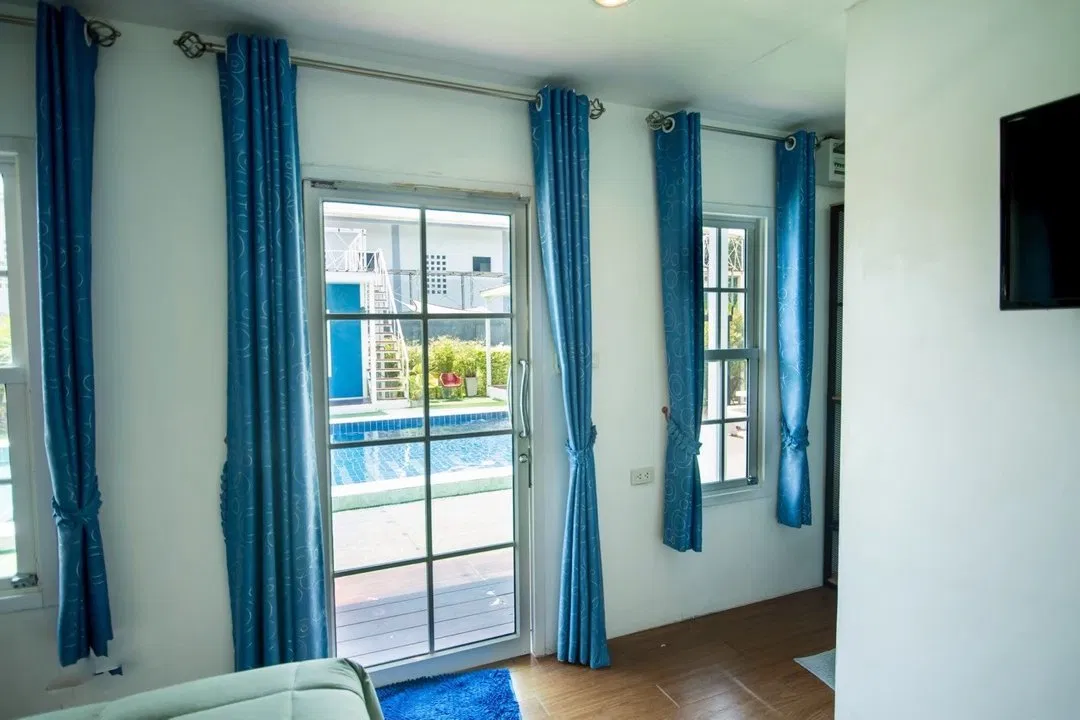 ห้องนอน Blu Villa Sattahip