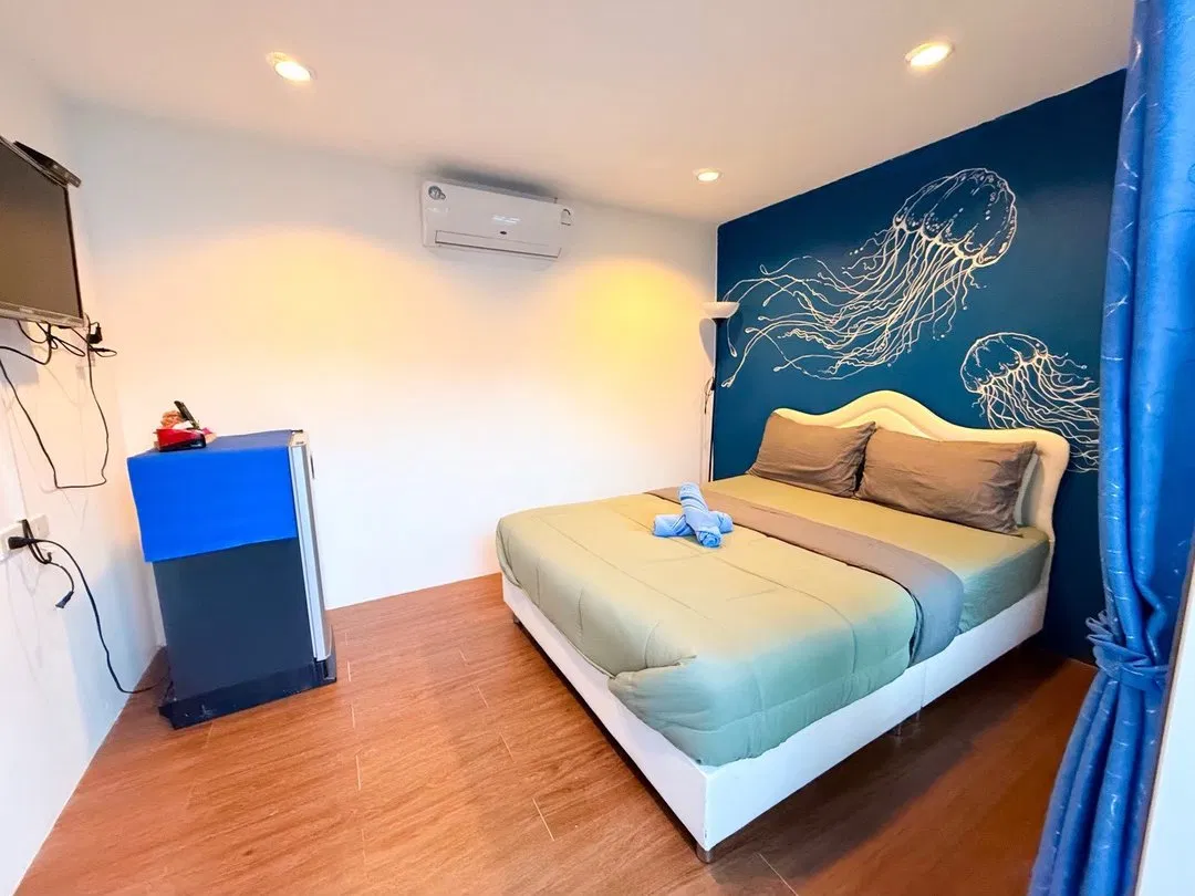 ห้องนอน Blu Villa Sattahip