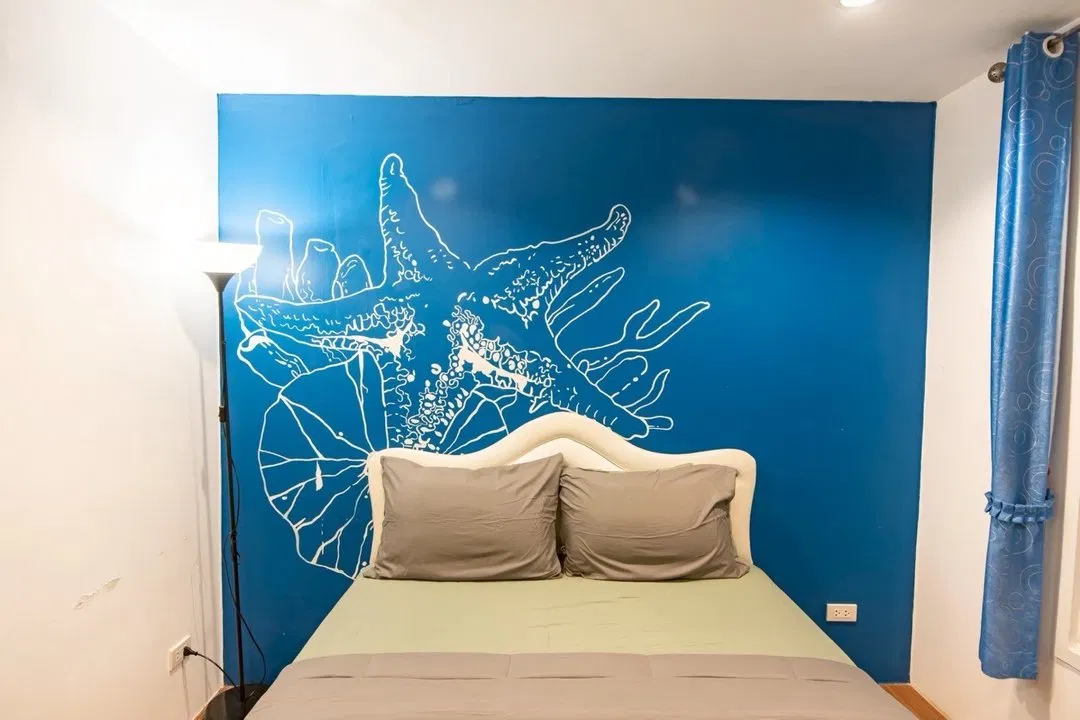ห้องนอน Blu Villa Sattahip