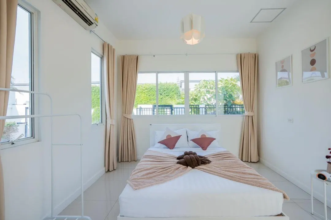 ห้องนอน Sunset House Poolvilla