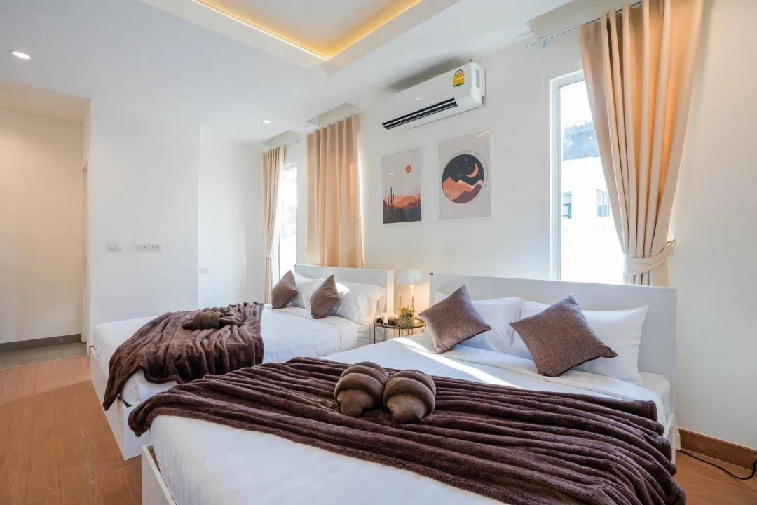 ห้องนอน Sunset House Poolvilla