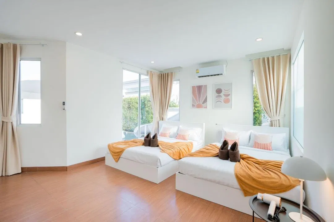 ห้องนอน Sunset House Poolvilla