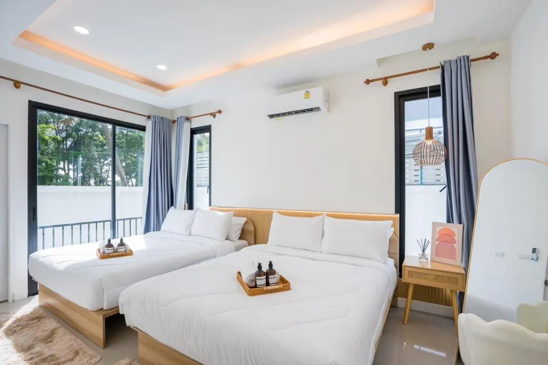 ห้องนอน Villa Whale