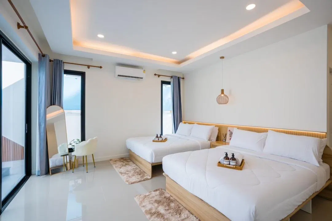 ห้องนอน Villa Whale
