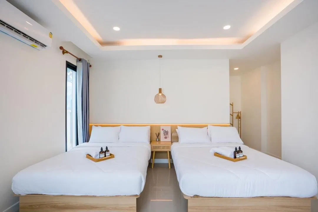 ห้องนอน Villa Whale