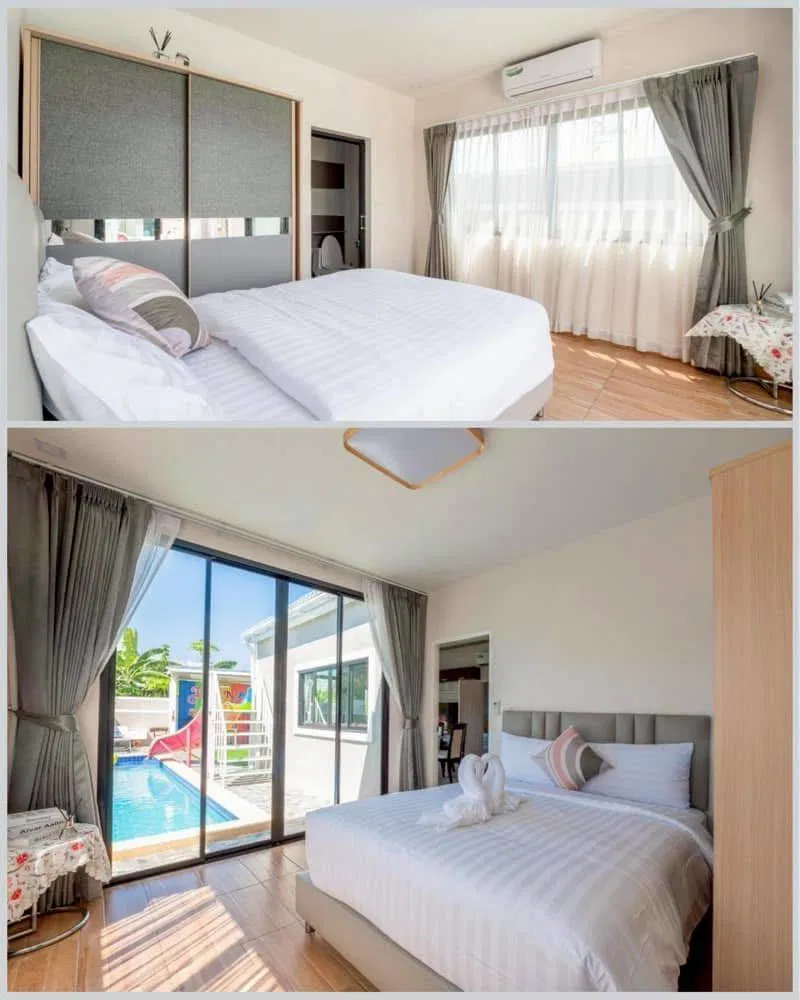 ห้องนอน Linda poolvilla