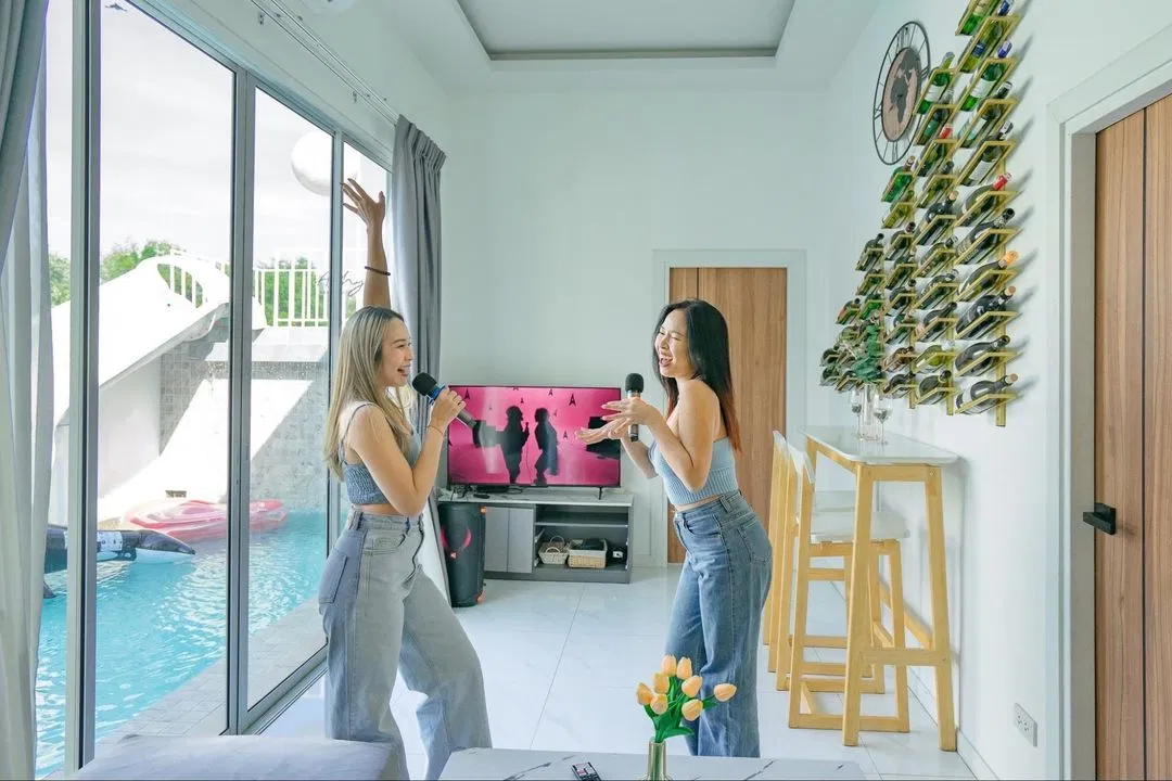 ภายใน Ashy poolvilla