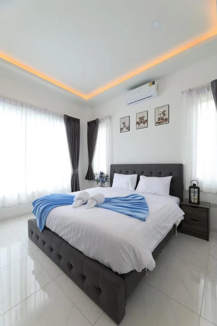 ห้องนอน Ashy poolvilla