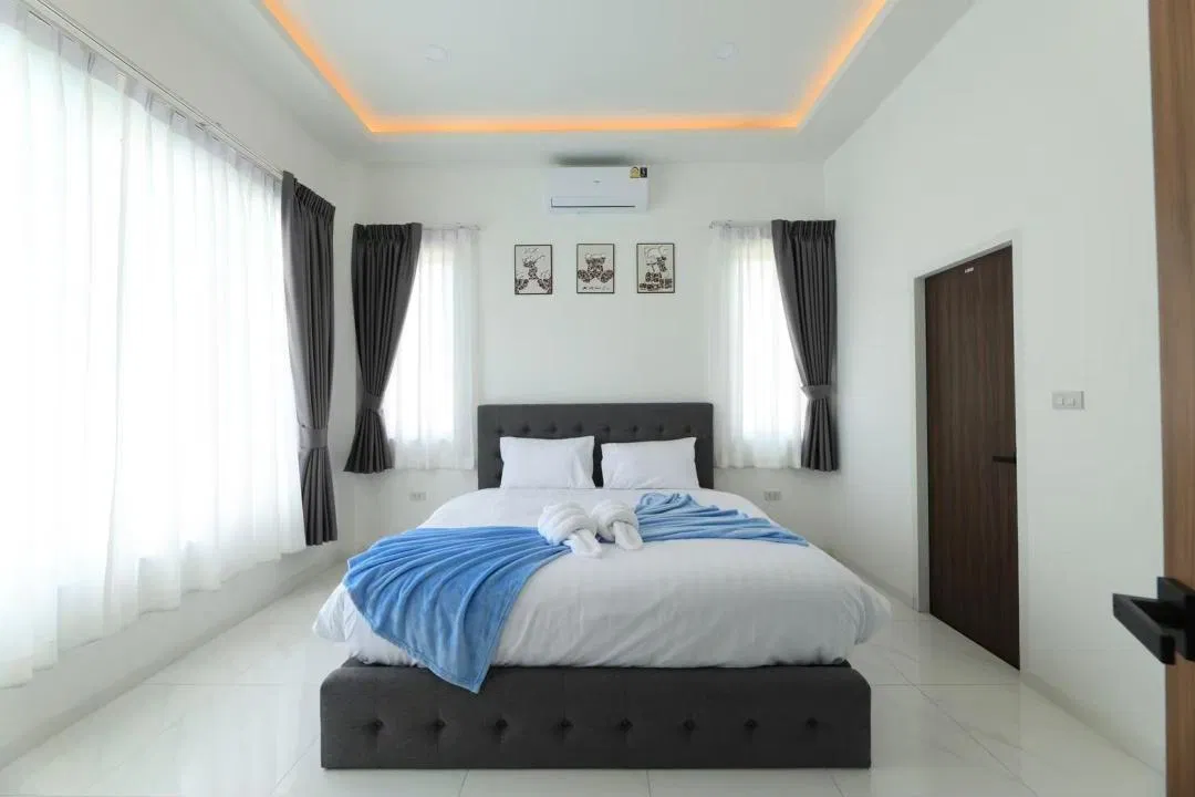 ห้องนอน Ashy poolvilla