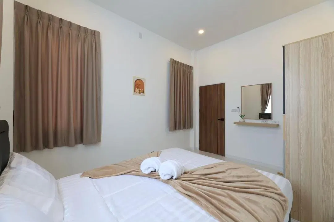 ห้องนอน Ashy poolvilla