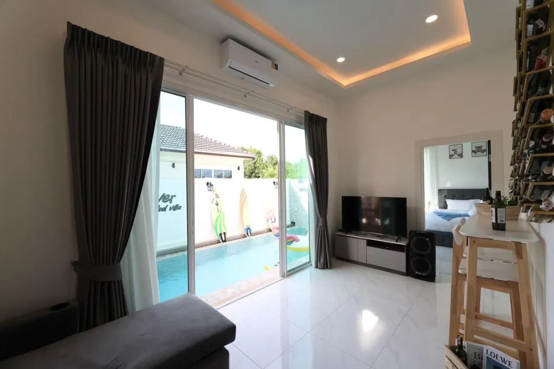 ภายใน Ashy poolvilla