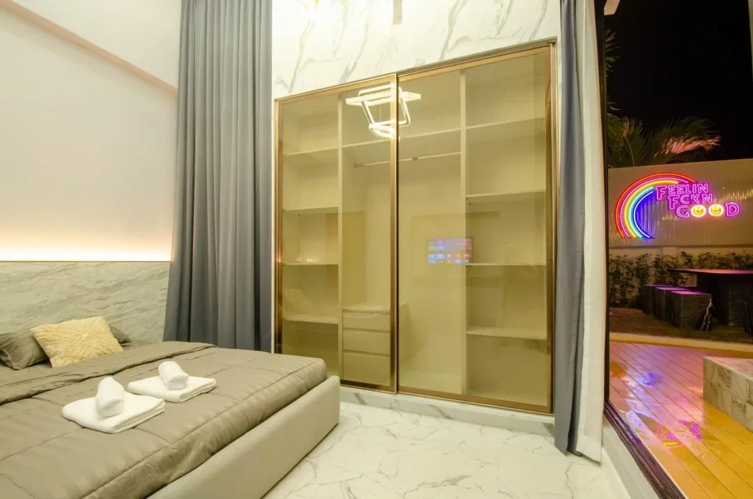 ห้องนอน NAPA POOL VILLA