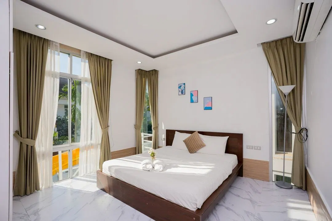 ห้องนอน Strom Poolvilla